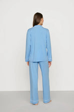 Load image into Gallery viewer, Gisele TENCEL™ Modal Long PJ Set Summer Blue/White
