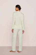 Load image into Gallery viewer, Gisele TENCEL™ Modal Long PJ Set Seafoam/Ivory
