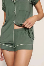 Load image into Gallery viewer, Gisele TENCEL™ Modal Shortie Short PJ Set Desert Sage/Ivory
