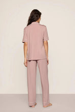 Load image into Gallery viewer, Gisele TENCEL™ Modal Short Sleeve &amp; Pant PJ Set Woodrose/Ivory
