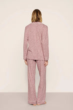 Load image into Gallery viewer, Gisele Printed TENCEL™ Modal Long PJ Set Animal Instinct Woodrose/Ivory
