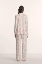 Load image into Gallery viewer, Gisele Printed TENCEL™ Modal Long PJ Set Rose Garden Cameo Pink/Pale Pink
