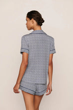 Load image into Gallery viewer, Gisele Printed TENCEL™ Modal Relaxed Short PJ Set Seashell Navy/Navy
