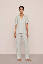 Load image into Gallery viewer, Gisele Printed TENCEL™ Modal Short Sleeve Pant PJ Set Tide Dot Ivory/Ivory
