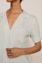 Load image into Gallery viewer, Gisele Printed TENCEL™ Modal Short Sleeve Pant PJ Set Tide Dot Ivory/Ivory
