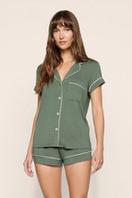 Load image into Gallery viewer, Gisele TENCEL™ Modal Shortie Short PJ Set Desert Sage/Ivory
