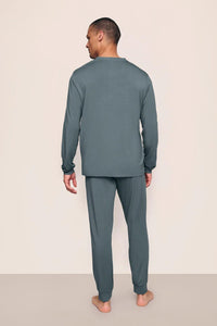 Henry TENCEL™ Modal Long PJ Set Stone Blue