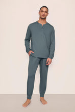 Load image into Gallery viewer, Henry TENCEL™ Modal Long PJ Set Stone Blue
