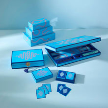 Load image into Gallery viewer, Eden Medium Lacquer Box- Blue
