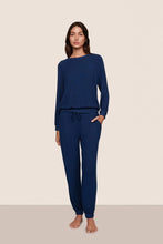 Load image into Gallery viewer, Cozy Time Crew Neck Pullover Navy
