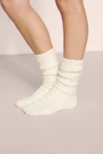 Load image into Gallery viewer, Cozy Socks- Ivory
