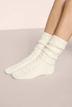 Load image into Gallery viewer, Cozy Socks- Ivory
