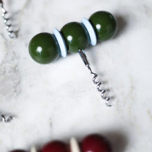 Load image into Gallery viewer, Bobbin Corkscrew Khaki Green &amp; Pale Denim
