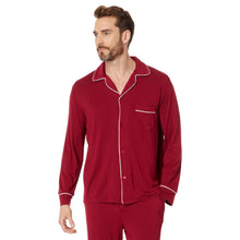 Load image into Gallery viewer, William TENCEL™ Modal Long PJ Set Sangria/Ivory
