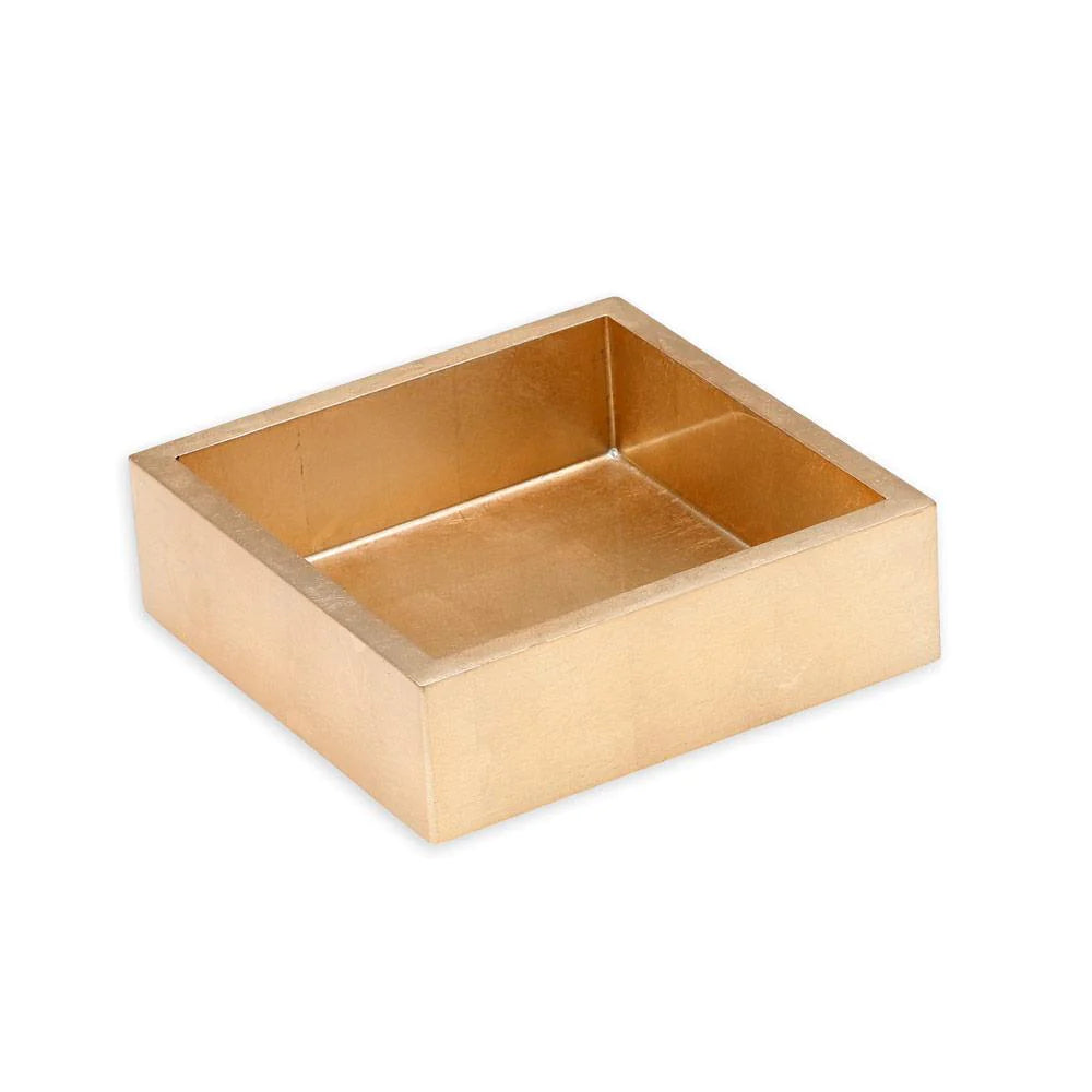Lacquer Cocktail Napkin Holder in Gold