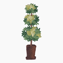 Load image into Gallery viewer, Topiary Towel White Cotton
