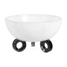 Load image into Gallery viewer, Como Black &amp; White Disc Bowl
