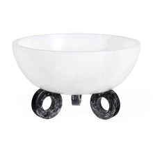 Load image into Gallery viewer, Como Black &amp; White Disc Bowl
