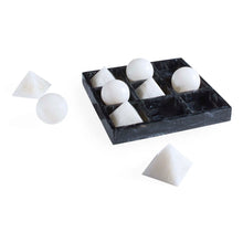 Load image into Gallery viewer, Como Black &amp; White Tic-Tac-Toe Set
