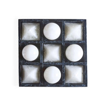 Load image into Gallery viewer, Como Black &amp; White Tic-Tac-Toe Set

