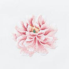 Load image into Gallery viewer, Peony Hand Towel - White Cotton
