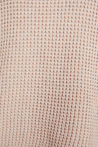 Recycled Sweater Cropped Cardigan - Oat