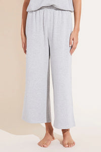 Softest Sweats Plush TENCEL™ High Waist Cropped Pant - Heather Grey