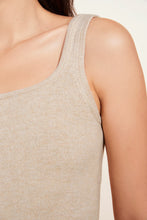 Load image into Gallery viewer, Recycled Sweater Cropped Tank - Oat
