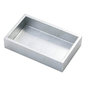 Lacquer Guest Towel Napkin Holder - Silver