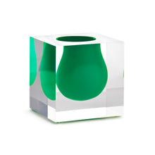 Load image into Gallery viewer, Bel Air Mini Scoop Vase Emerald
