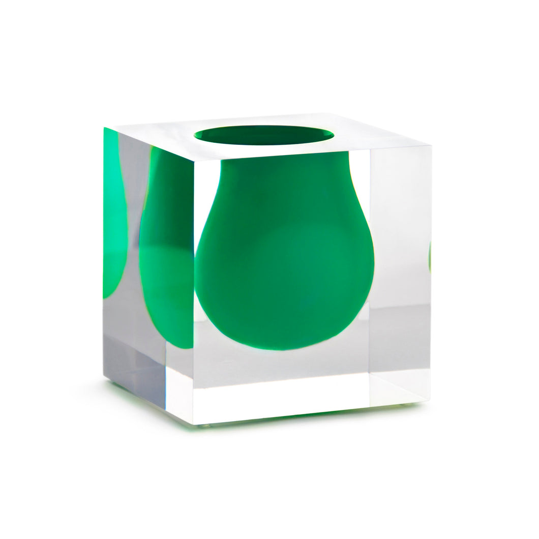 Bel Air Mini Scoop Vase Emerald
