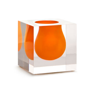 Bel Air Mini Scoop Vase Orange