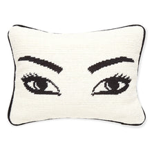 Load image into Gallery viewer, Eyes Needlepoint Throw Pillow
